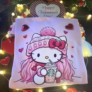 Hello kitty valentines sweatshirt